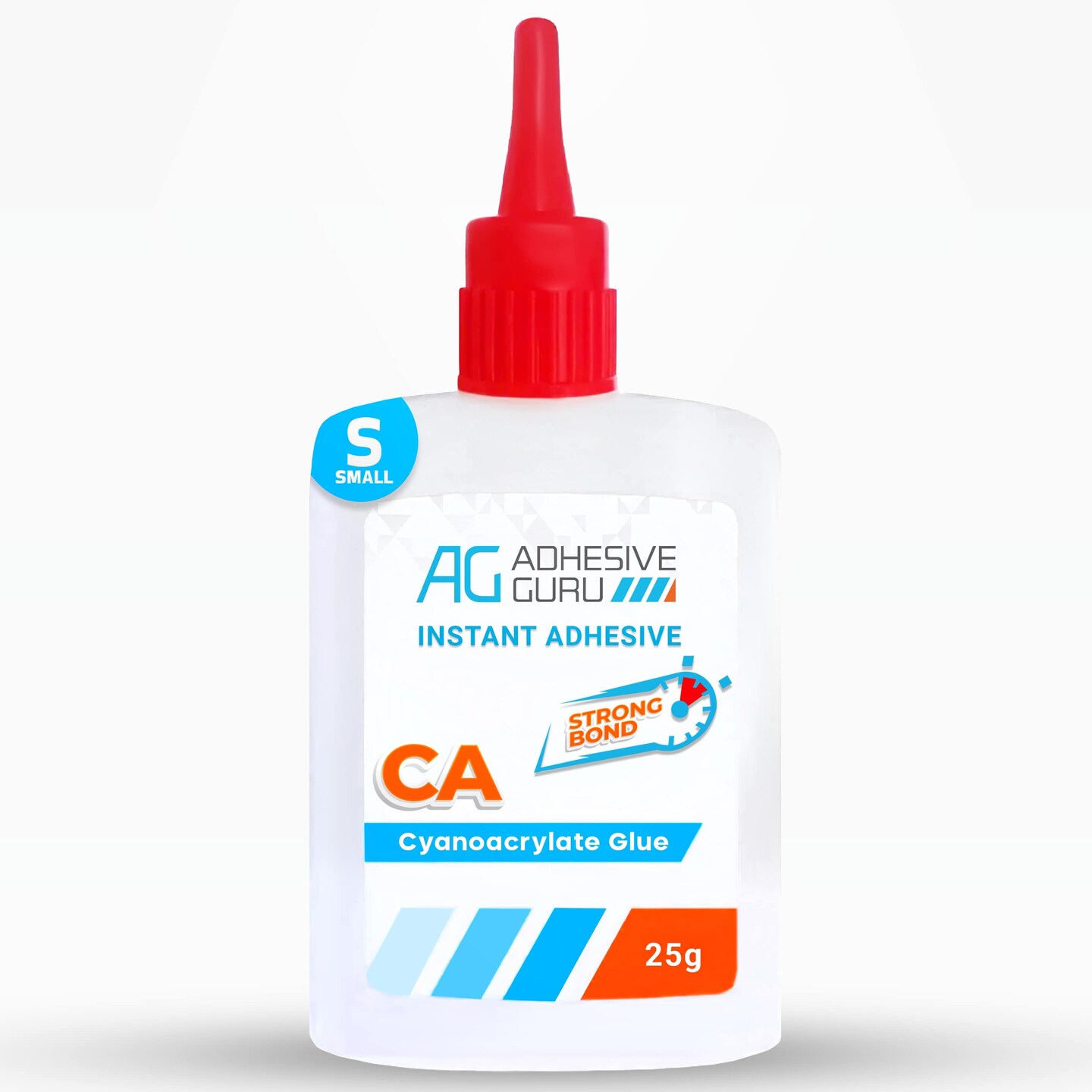 ADHESIVE GURU AG210G CA Glue 0.9 oz. Super Glue Wood Working DIY Craft, Multi-Purpose Clear Adhesive