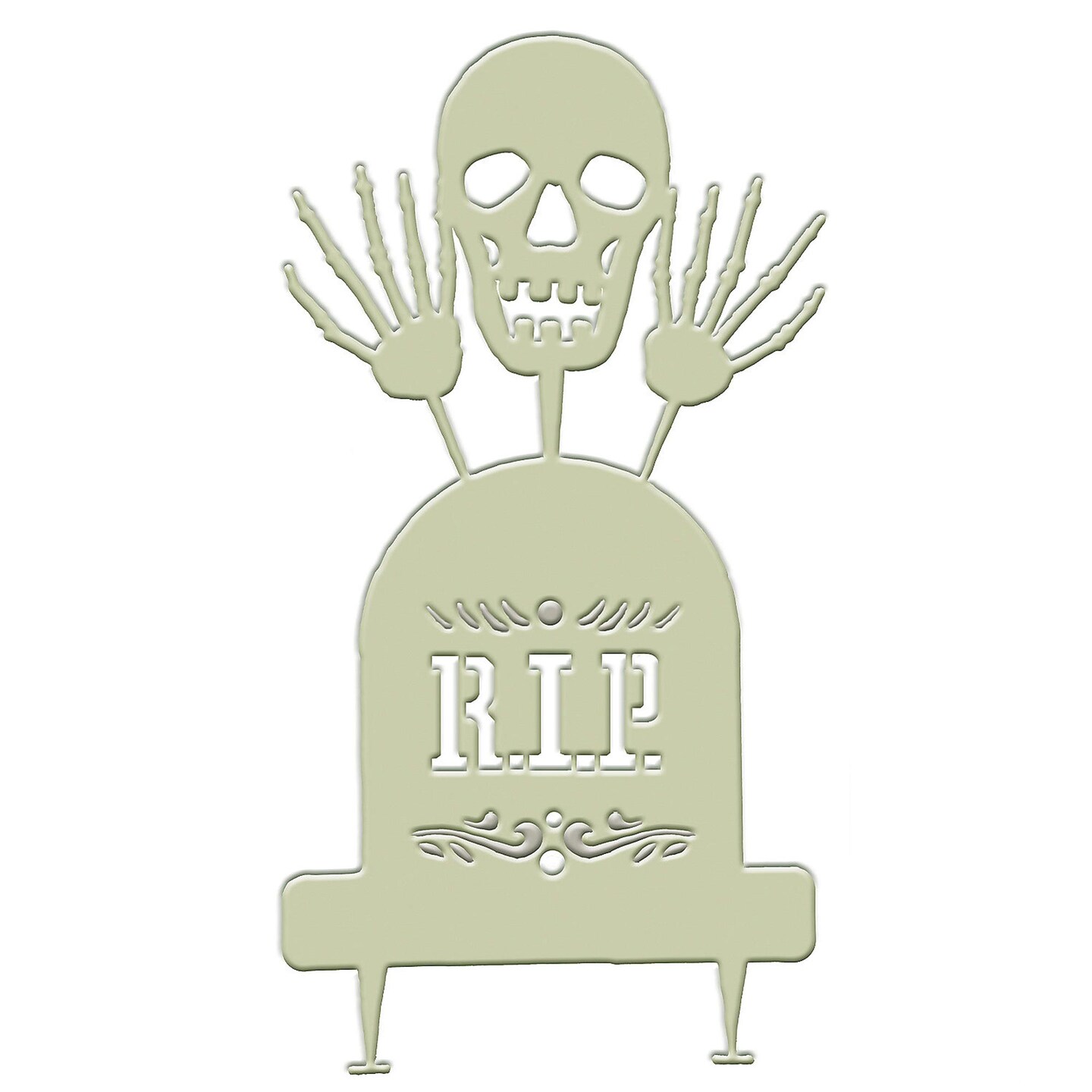 Grave Yard Set With Skull