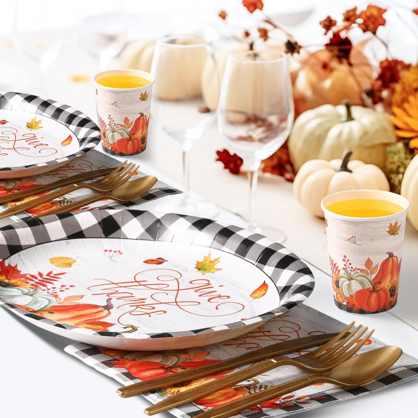 350 Pcs Thanksgiving Party Supplies