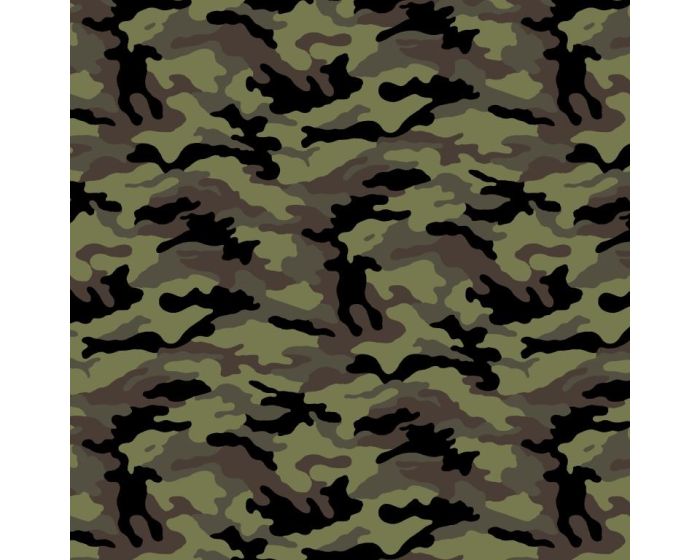 Camouflage Cotton Fabric | By the Yard | Sewing and Crafting | 44 inches wide