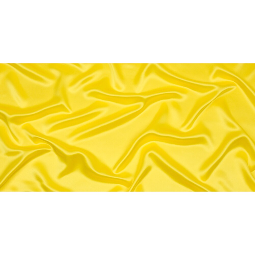 1 Yard Buttercup Yellow Silk Charmeuse High Quality Fabric 44" Wide for Evening & Formal Wear
