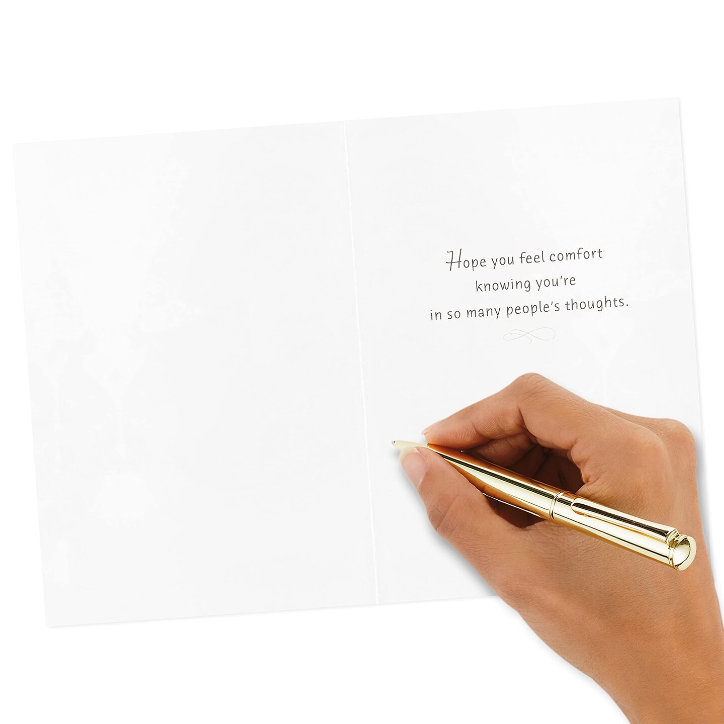 Sympathy Cards Assortment, Watercolor Greenery (12 Assorted Thinking of You Cards with Envelopes)