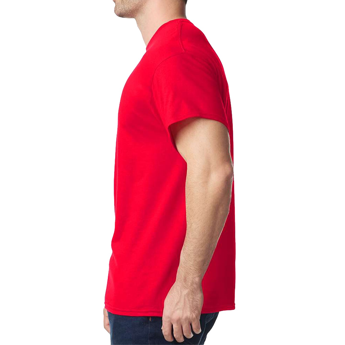 Gildan Unisex Heavy Cotton Tee 5000, 100% U.S. Cotton Shirt for DIY Projects, Pack of 12