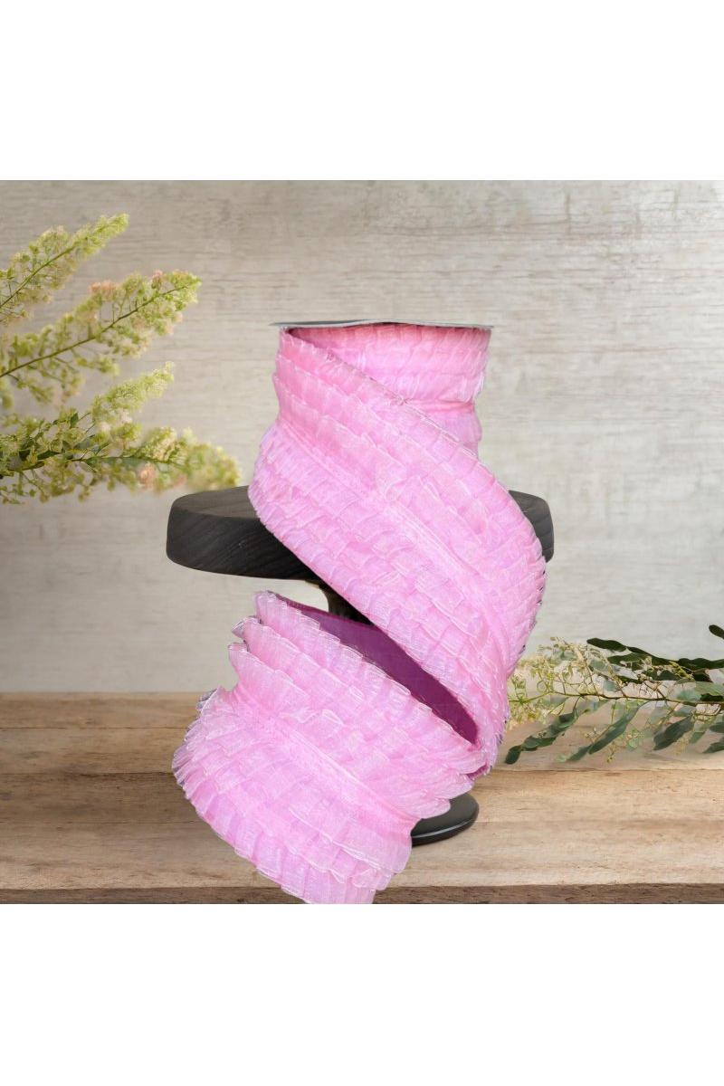 4&#x22; Farrisilk Ballerina Ribbon: Pink (5 Yards)