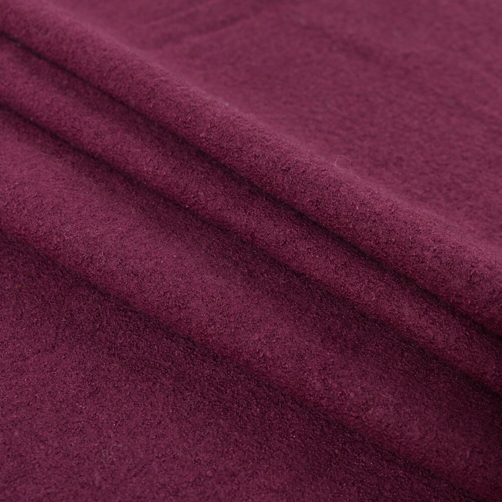 1 Yard Boiled Wool Coating Fabric - Amaranth Purple - Ketil Collection