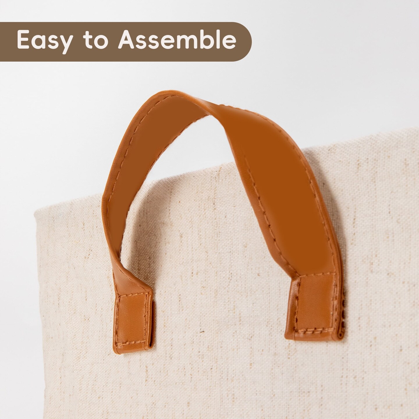 Fabric Storage Bins, 6-Pack, 16” × 12” × 8”, Foldable Closet Organizer Baskets with Handles for Closet, Shelves, Offices, Toys