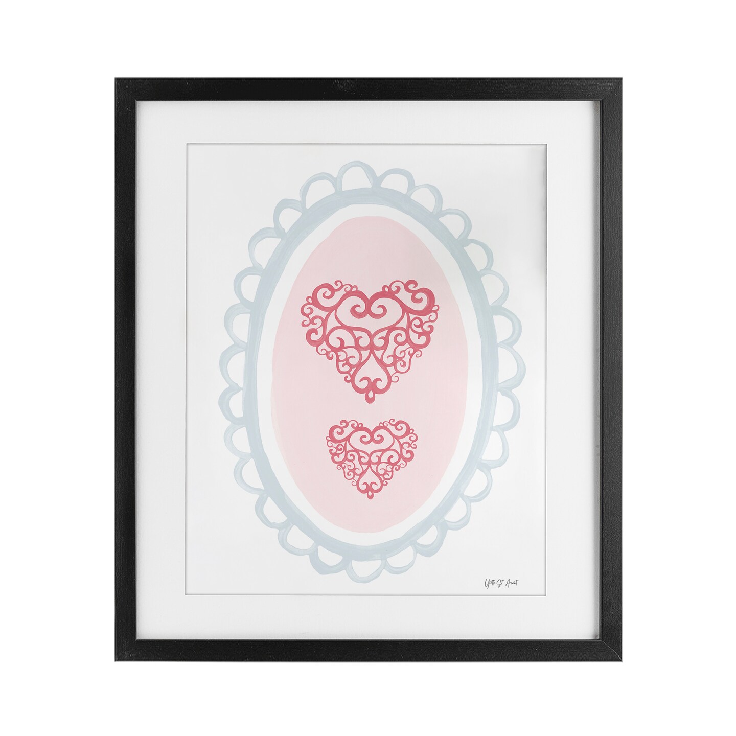 Stupell Industries Feminine Coquette Keepsake Framed Print Under Glass, design by Yvette St. Amant