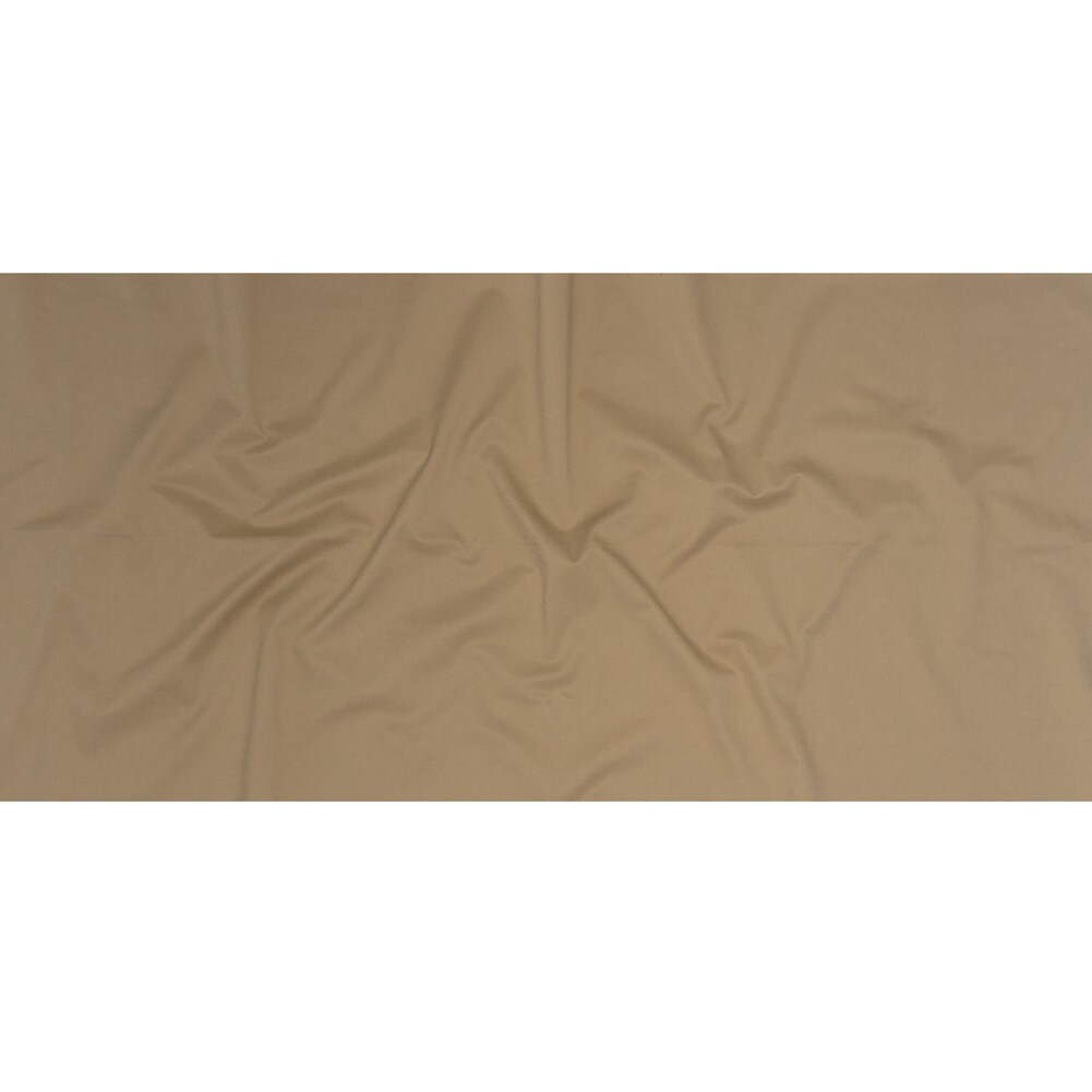 1 Yard Carbon Brushed Stretch Khaki Twill Beige
