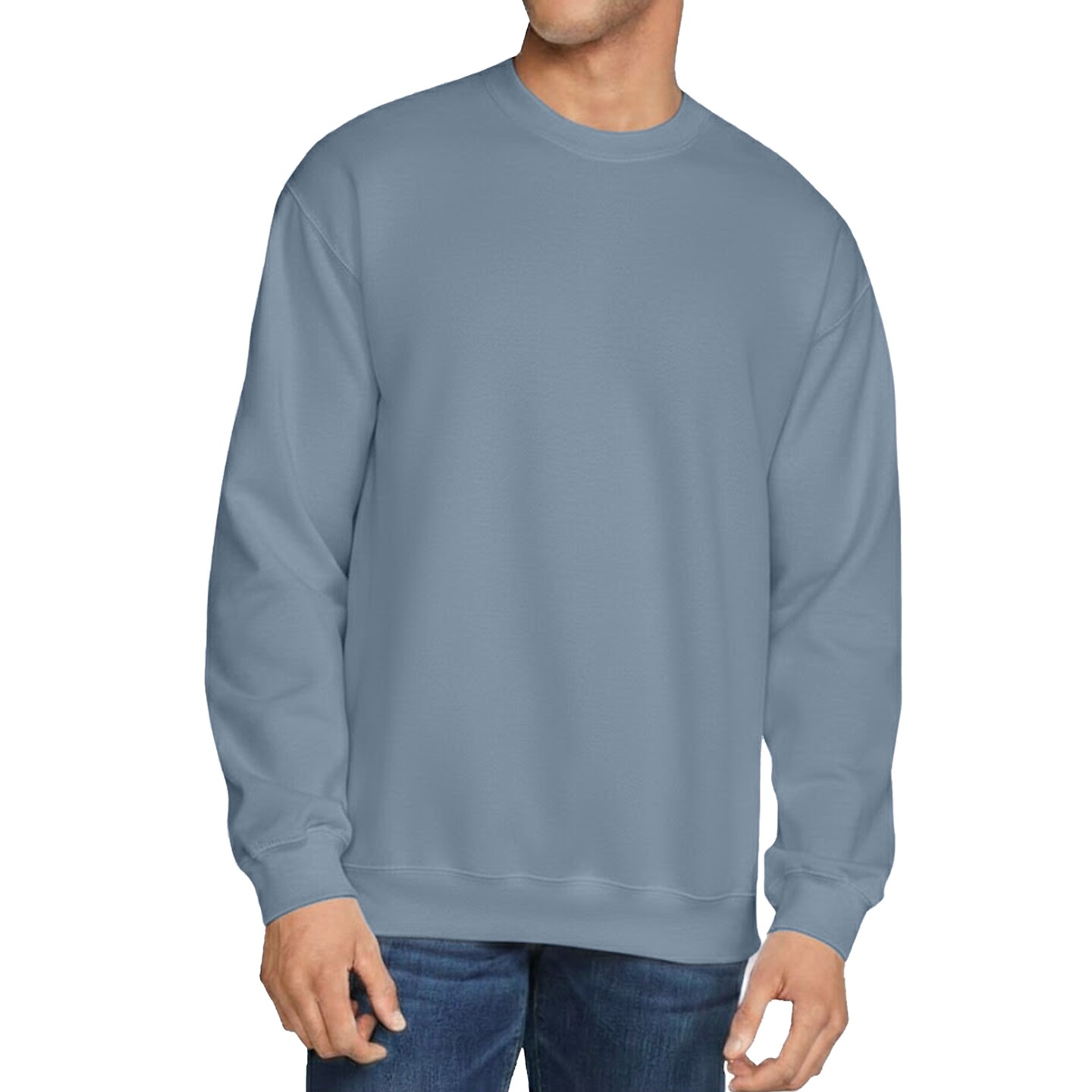 Gildan Softstyle Crewneck Sweatshirt, 80/20 Cotton Blend, Print-Ready Fleece