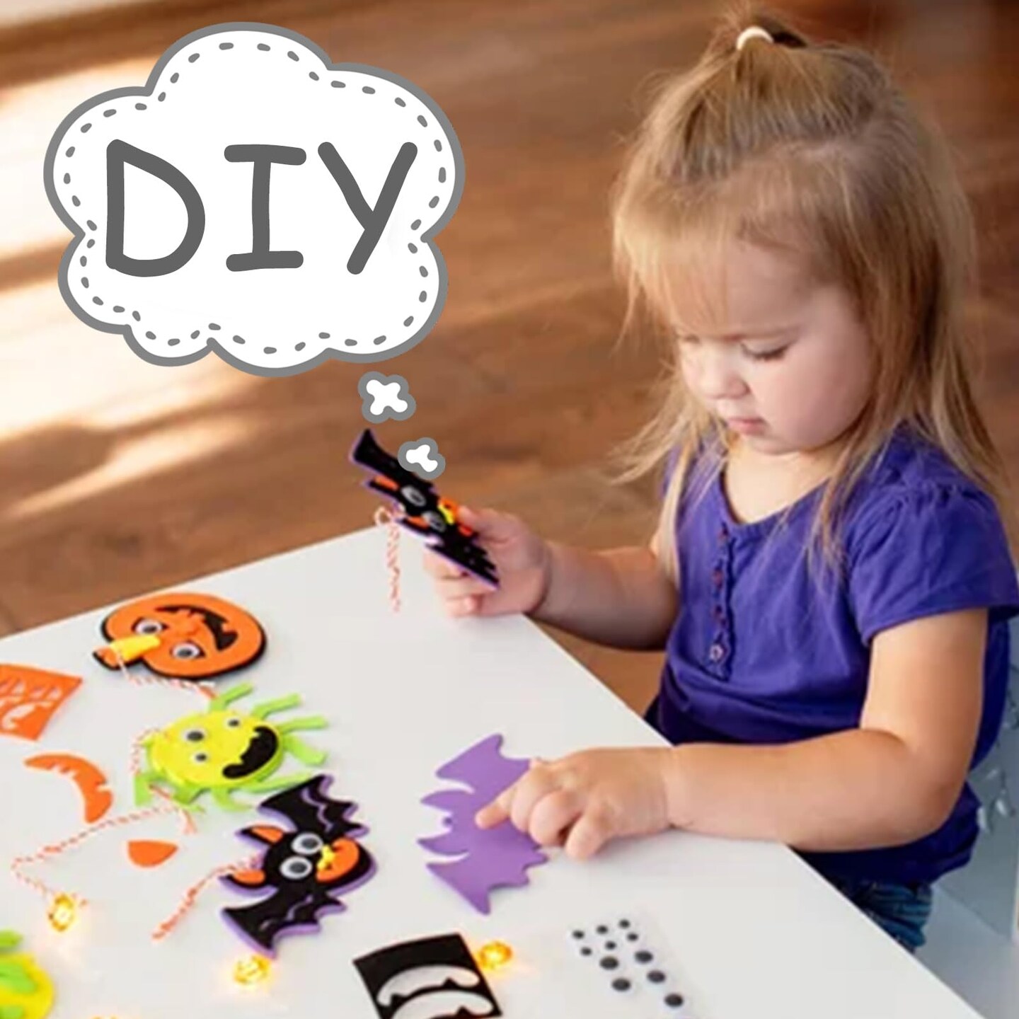 Stiff Felt Sheets, 32 Pcs Felt Fabric, 7"×11.3" Color Felt for Crafts, Craft Felt Square for Sewing Embroidery Handwork and Festivals Party (White)