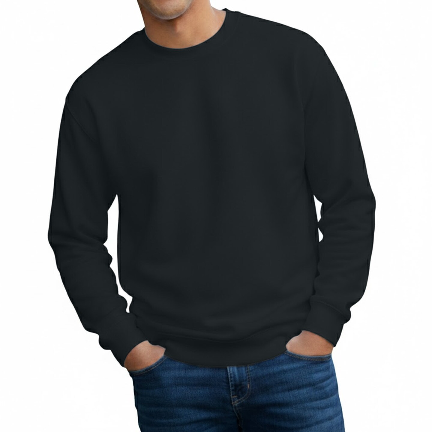 Gildan Softstyle Crewneck Sweatshirt, 80/20 Cotton Blend, Print-Ready Fleece
