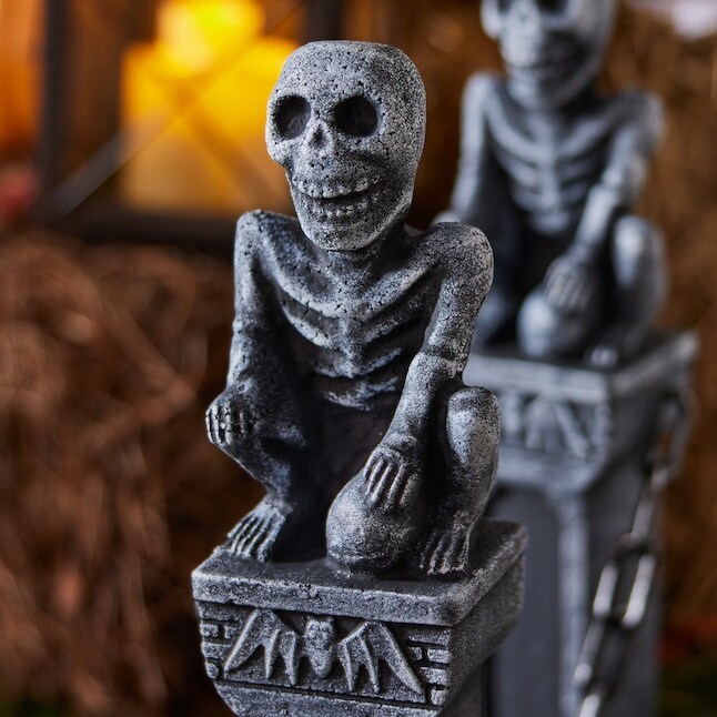 20 Inch Skeleton Fence Halloween Decoration