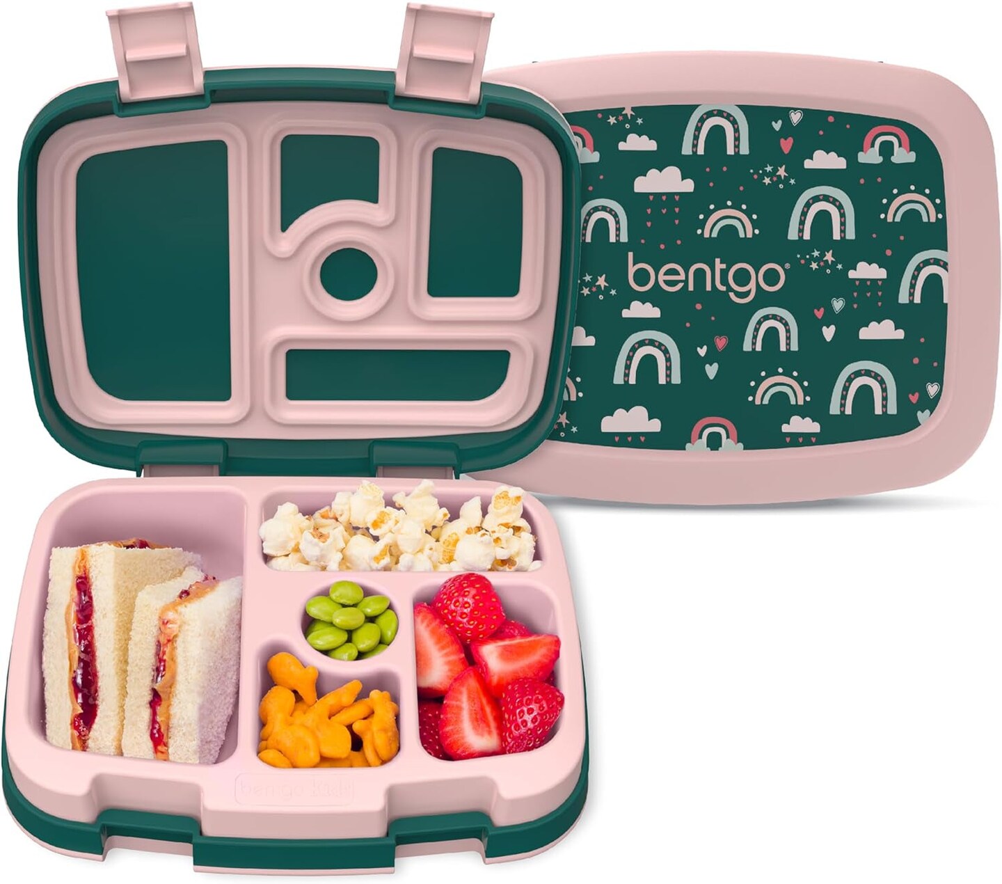 5-Compartment Bento-Style Kids Lunch Box - Ideal Portion Sizes