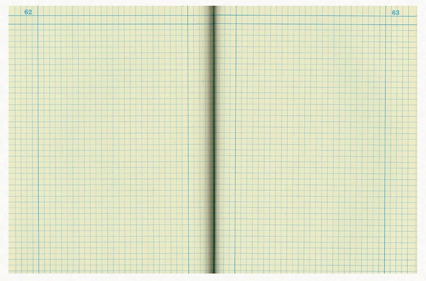 Brand Computation Notebook, 4 X 4 Quad, Brown, Green Paper, 11.75 X 9.25 Inches, 75 Sheets (43648)