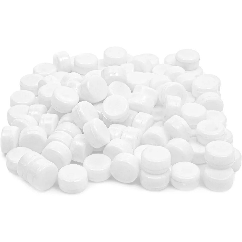 100-Pack White Round Inserts for Noise Maker for Sporting Events 0.83 in