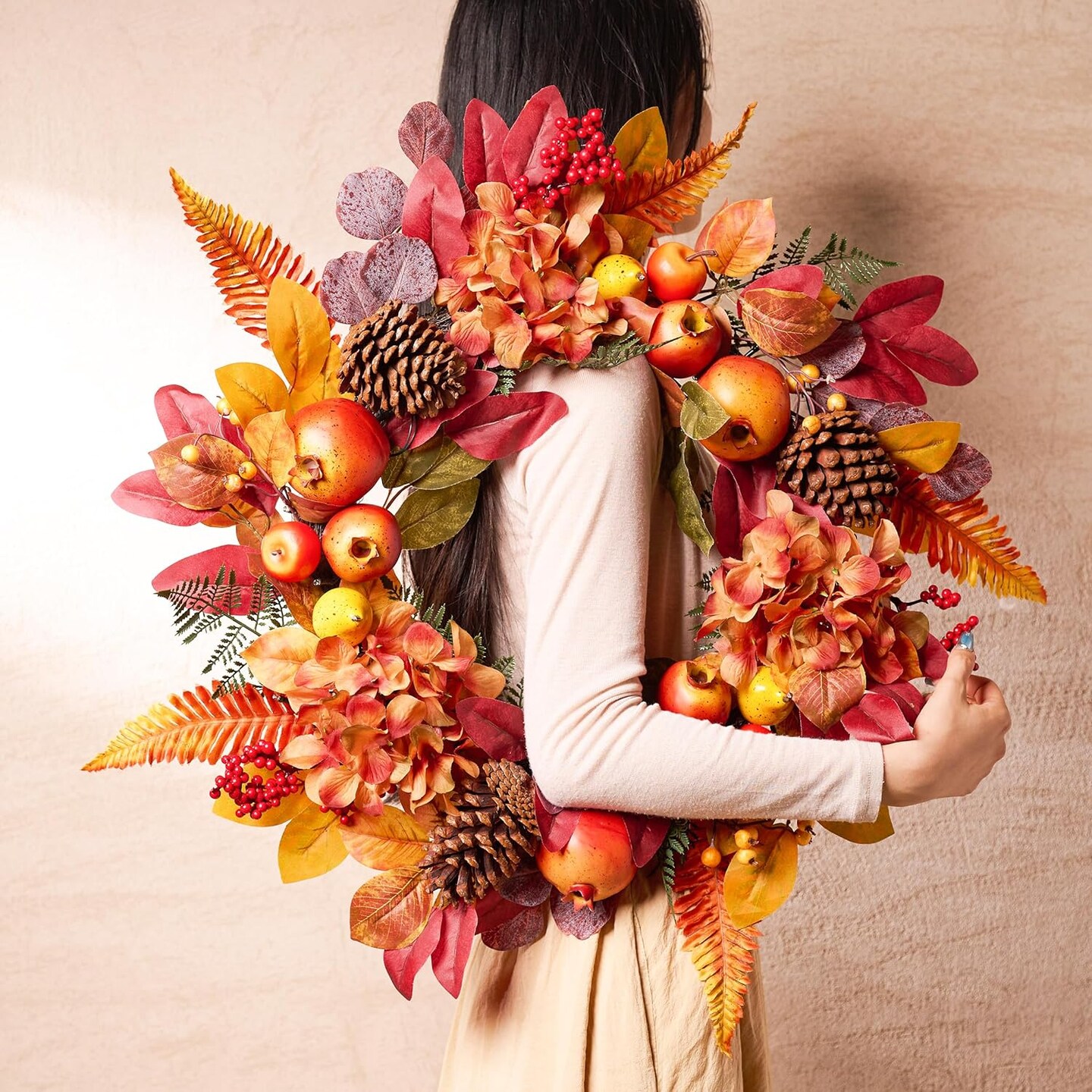 Golden Autumn Fall Wreath selling