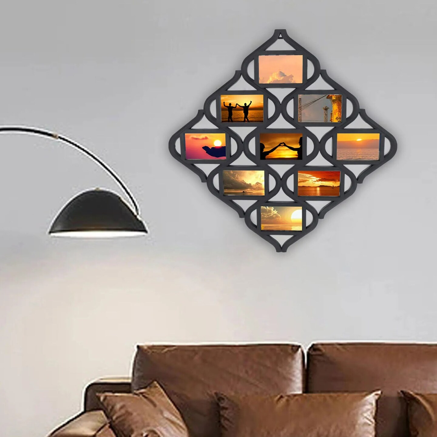 Collage Photo Frame 9 Pictures Frames for Multi Photo Family Wall Decor 4*6 Inch