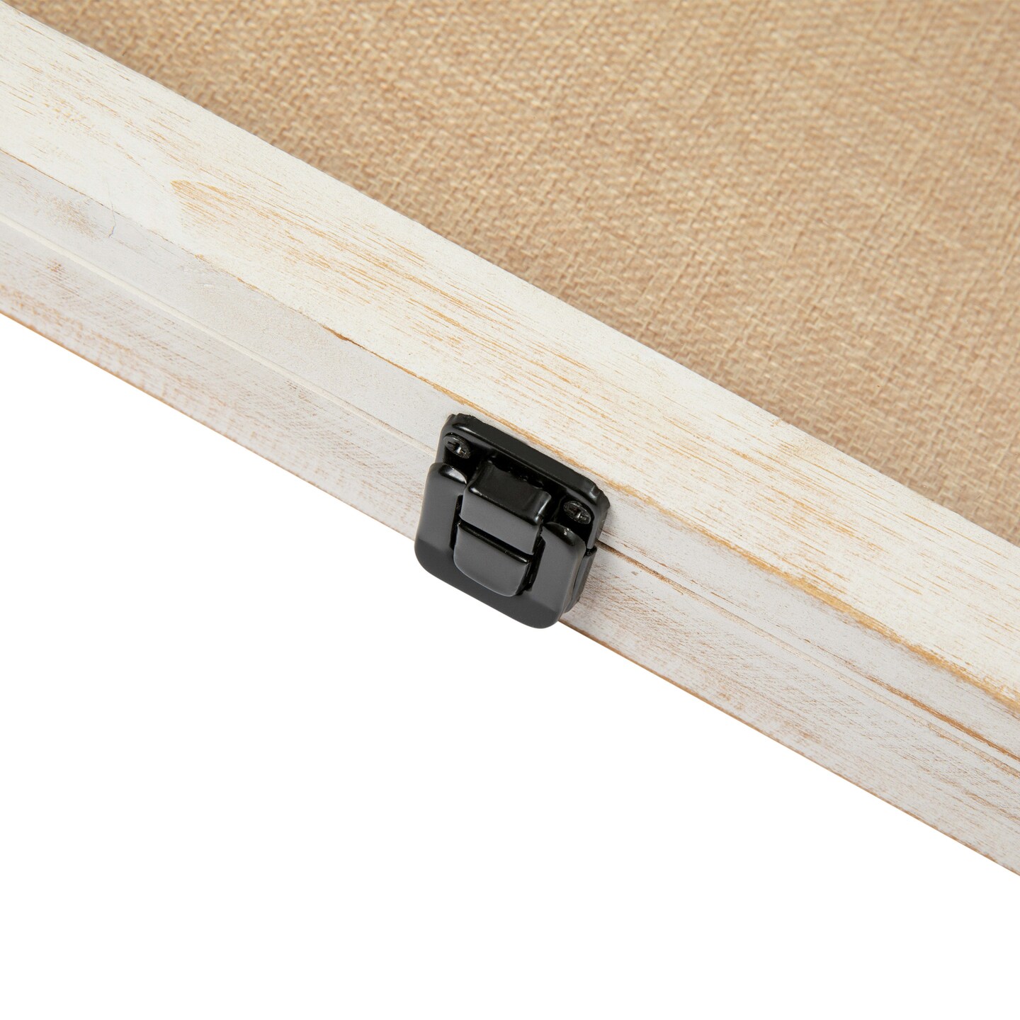 HBCY Creations Wood Shadow Box Display Case - Solid Wood with Acrylic Window - Security Latch - For Mementos and Keepsakes