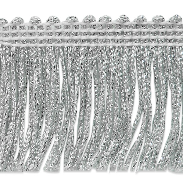 5 Yards of 2&#x22; Metallic Chainette Fringe Trim | 5 yard cut