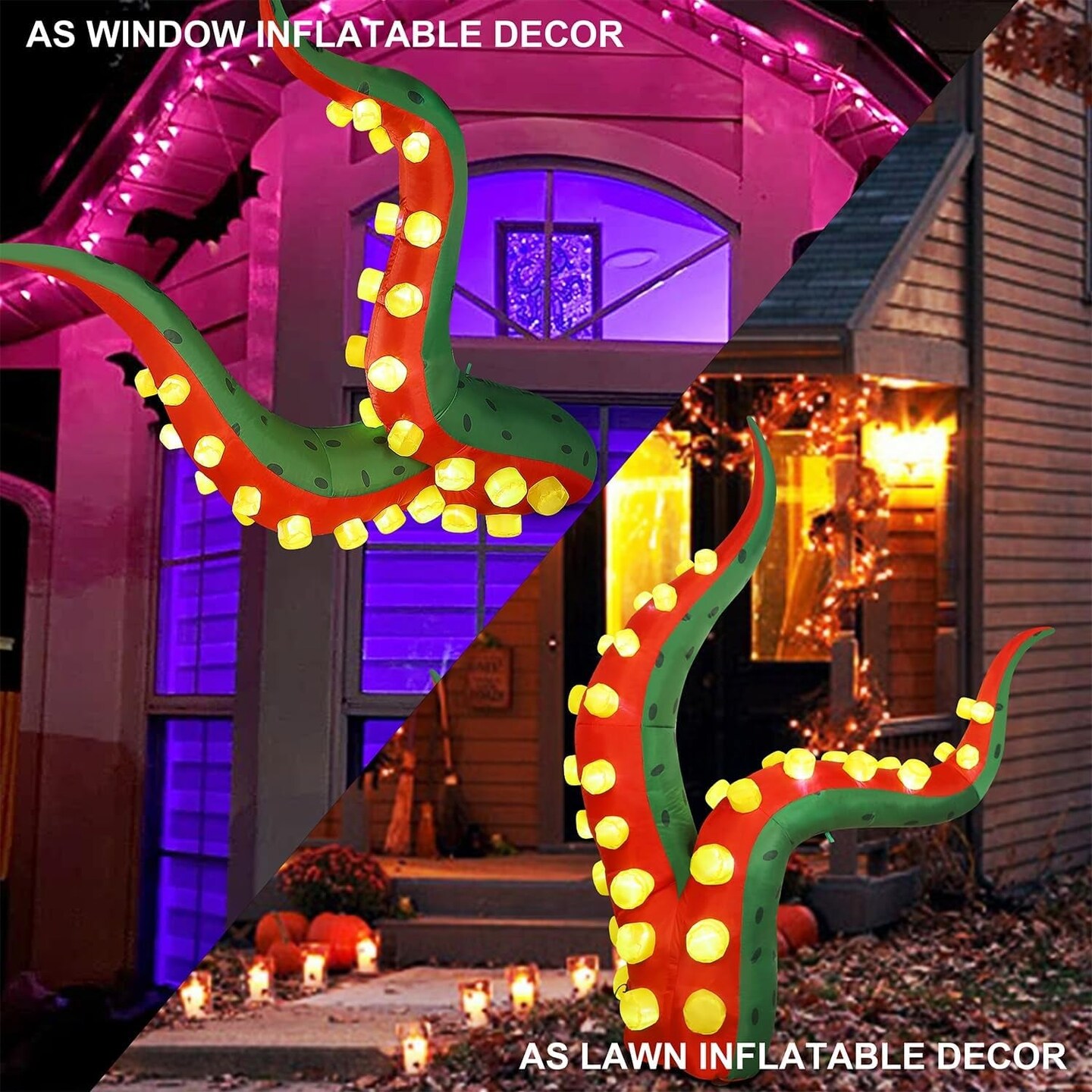 Animated Halloween Front Door