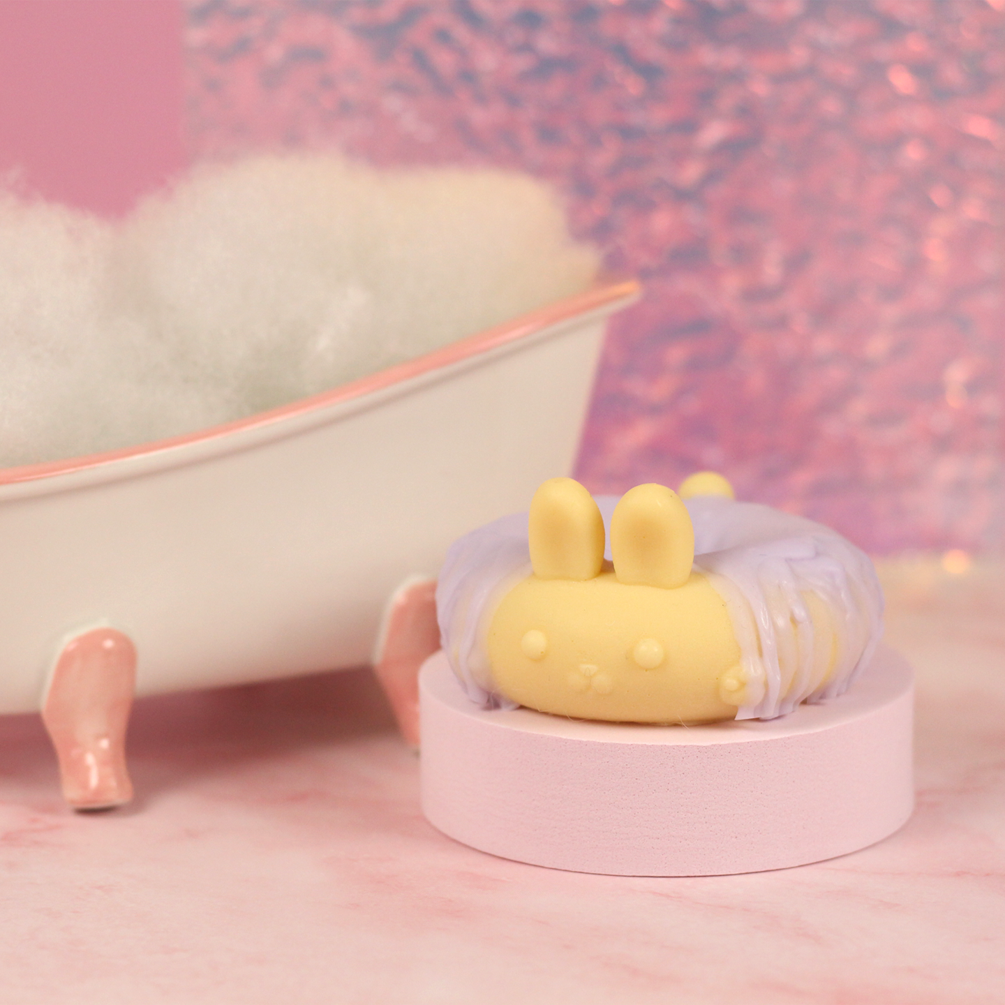 Fruity Donuts Gift Box | Cute Vegan Soap | Strawberry Scent | Blueberry Scent | Spa Gift For Her | Bunny Lover Gift | Cat Lover Gift|Dessert product 5