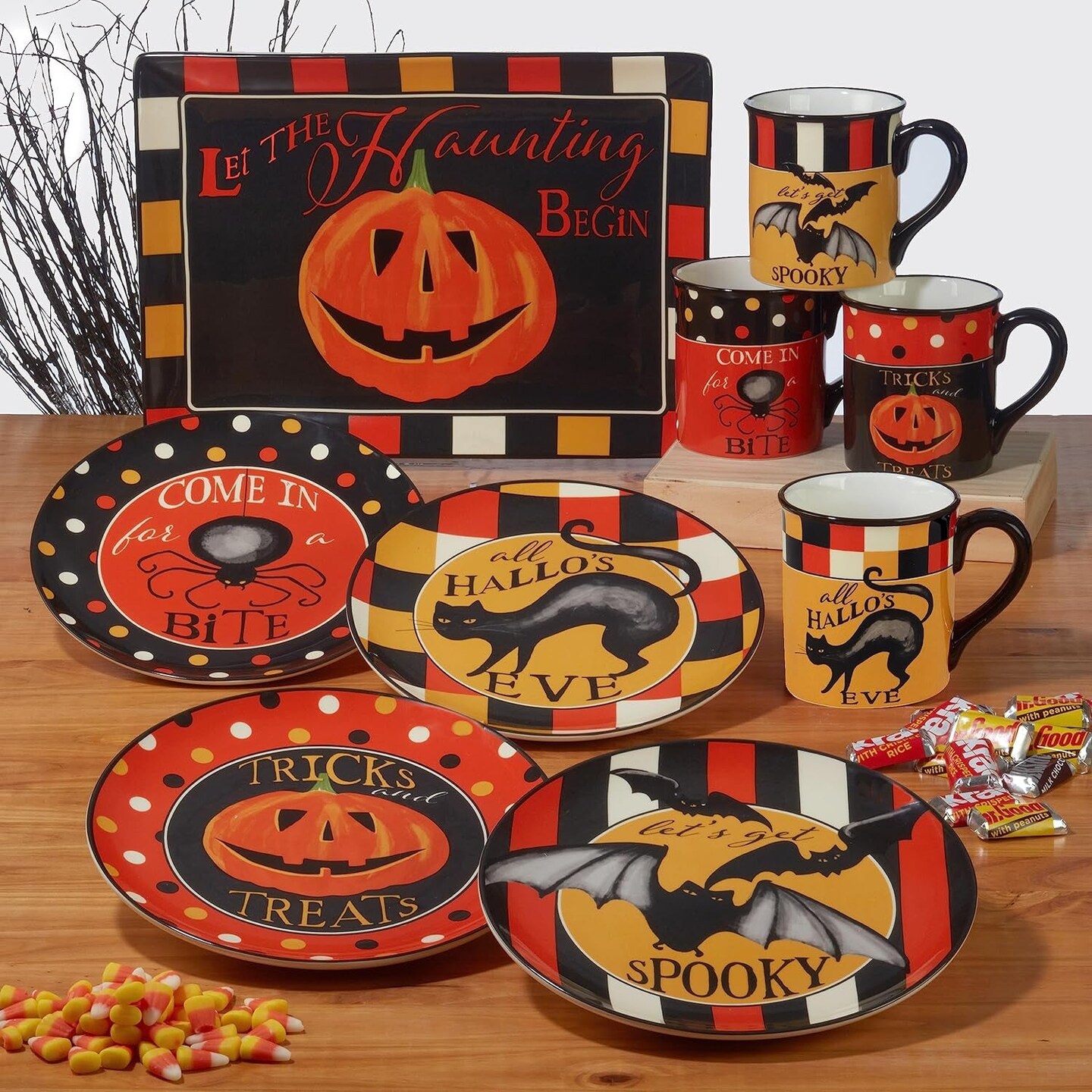 Spooky Halloween 110Oz.Deep Bowl, Multicolor
