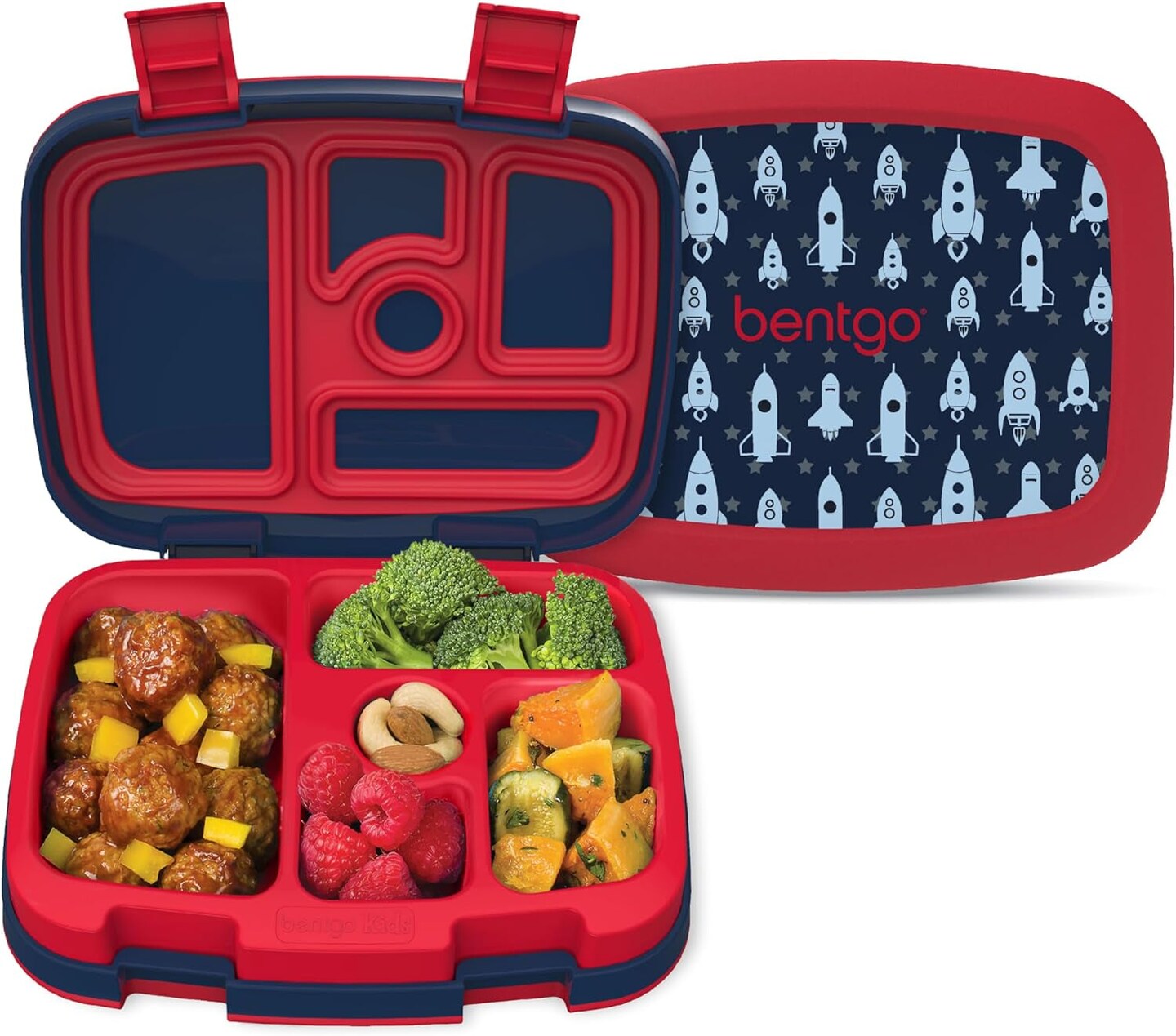 5-Compartment Bento-Style Kids Lunch Box