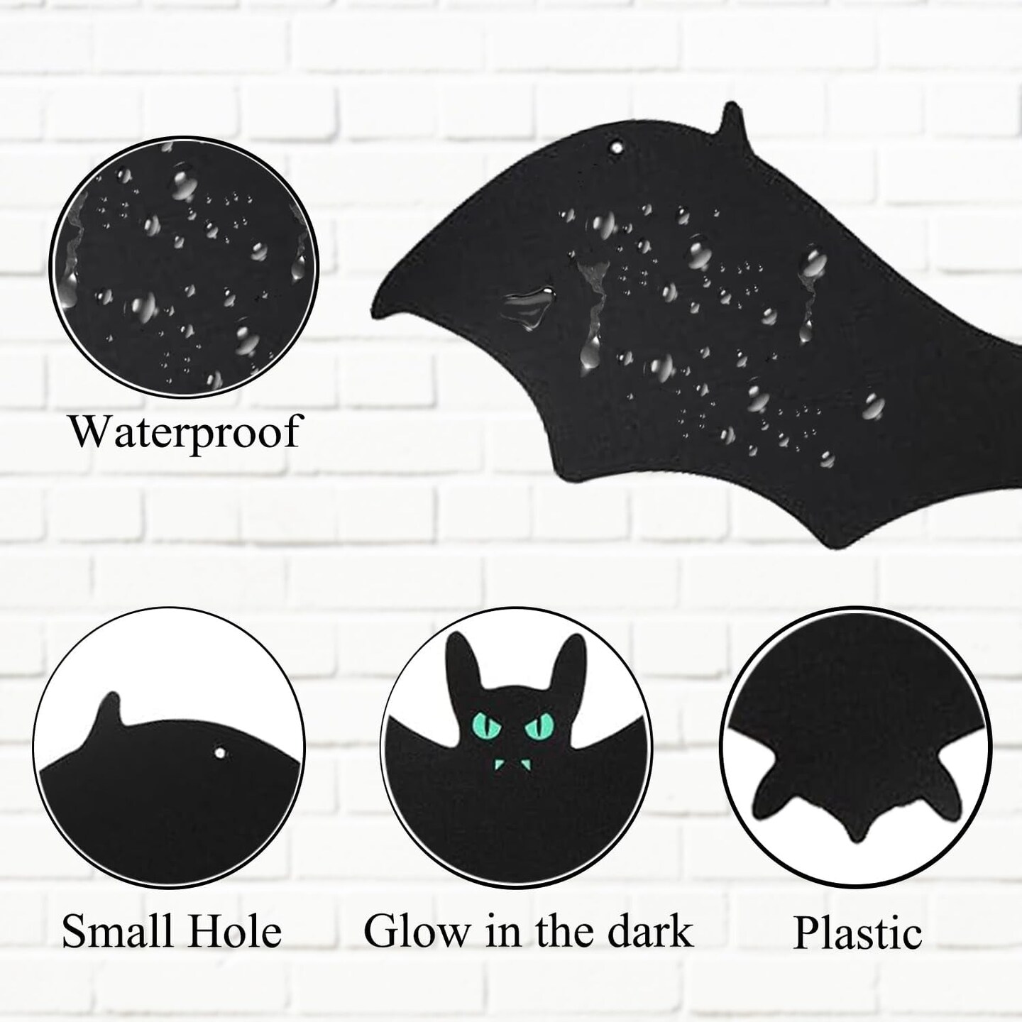 12 PCS Halloween Bats