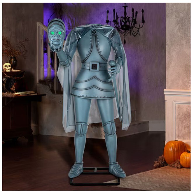 Disney 6-ft Haunted Mansion Headless Knight Halloween Animatronic