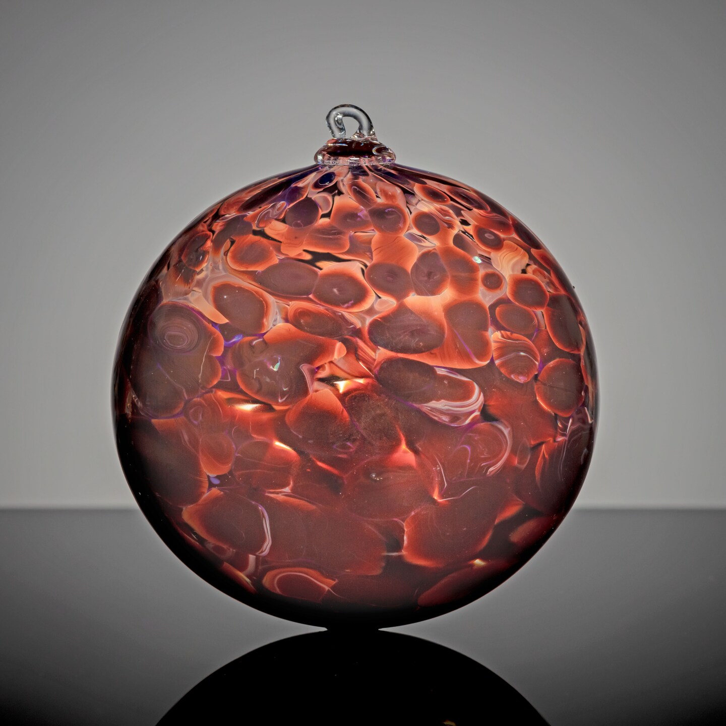 Adobe Granite - Hand Blown Glass Ornament 374611233032110080