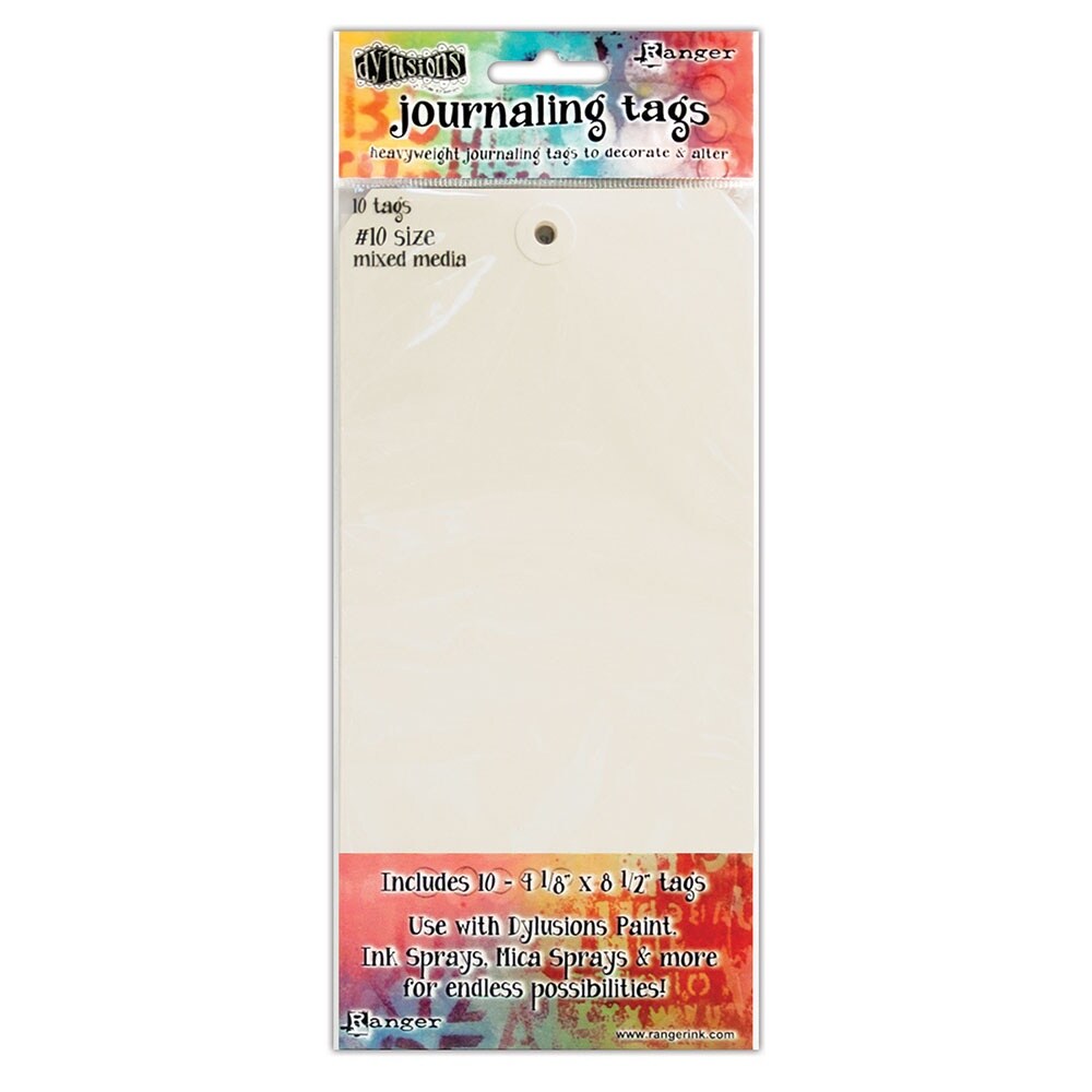 Dyan Reaveley&#x27;s Dylusions Journal Tags 10/Pkg