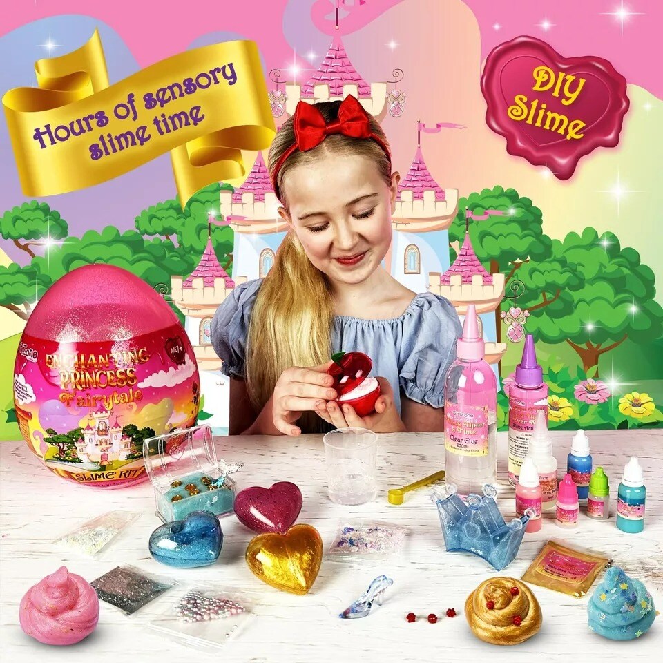 GirlZone Enchanting Princess Fairytale DIY Slime Kit