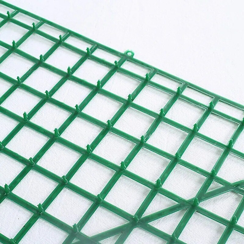 10 Dark Green 24x16 in Plastic Grid Frames DIY Mesh Flower Wall PANELS Party