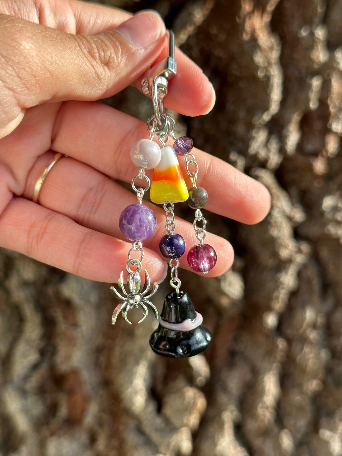Chunky Halloween Beaded Keychain MakerPlace by Michaels