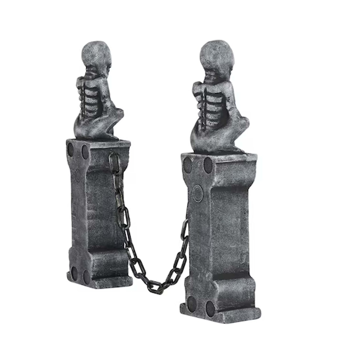 20 Inch Skeleton Fence Halloween Decoration