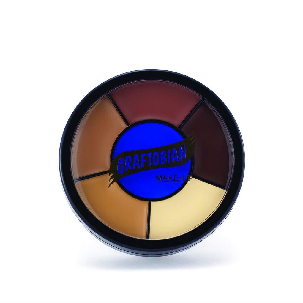 Bald Cap Makeup Pro F/X Rubber Mask Grease Wheels - 1oz - Used for Bald Caps