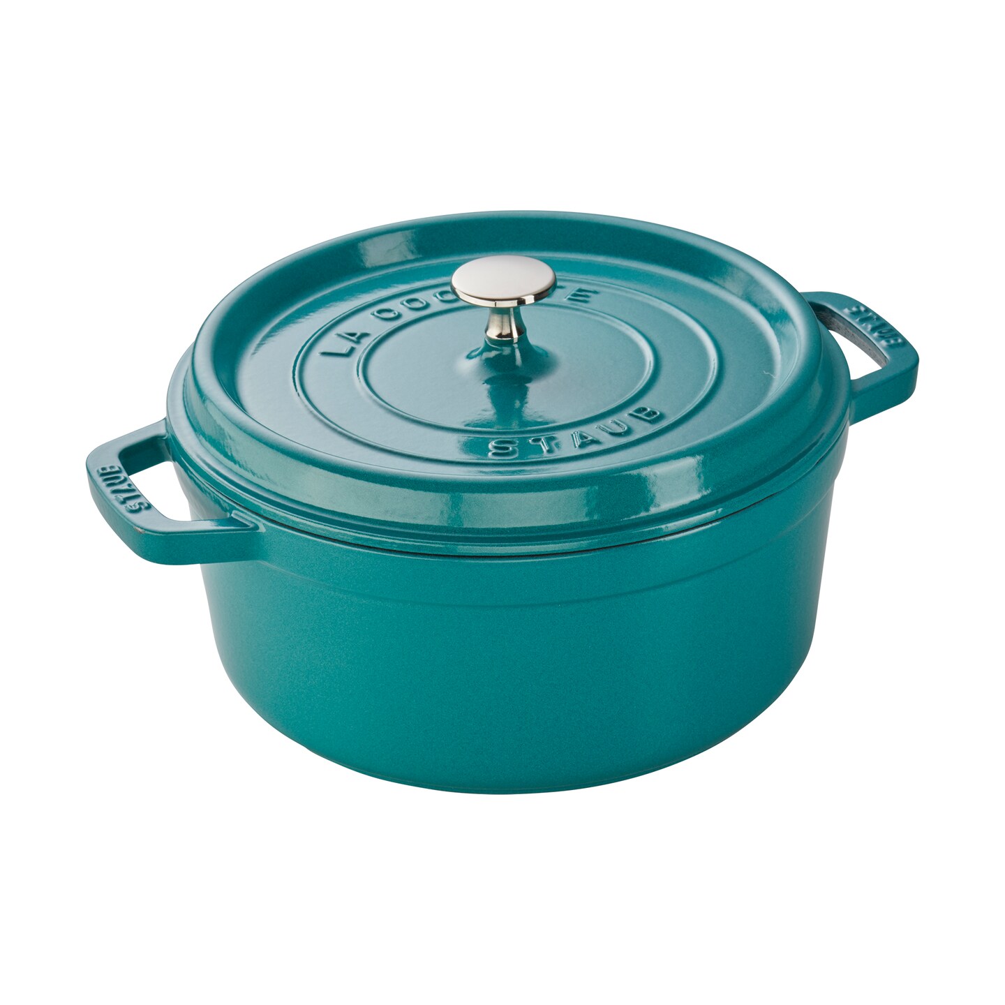 STAUB Cast Iron 4-qt Round Cocotte