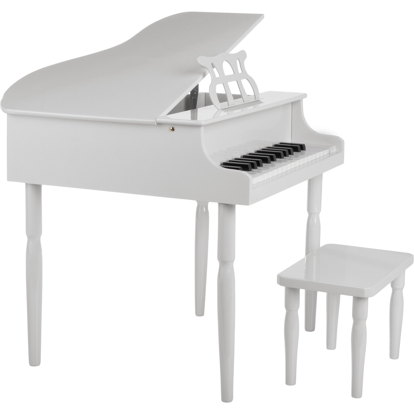 Hey Play Kids Piano 30 Keys With Bench Music Stand Song Book For Ages 3+