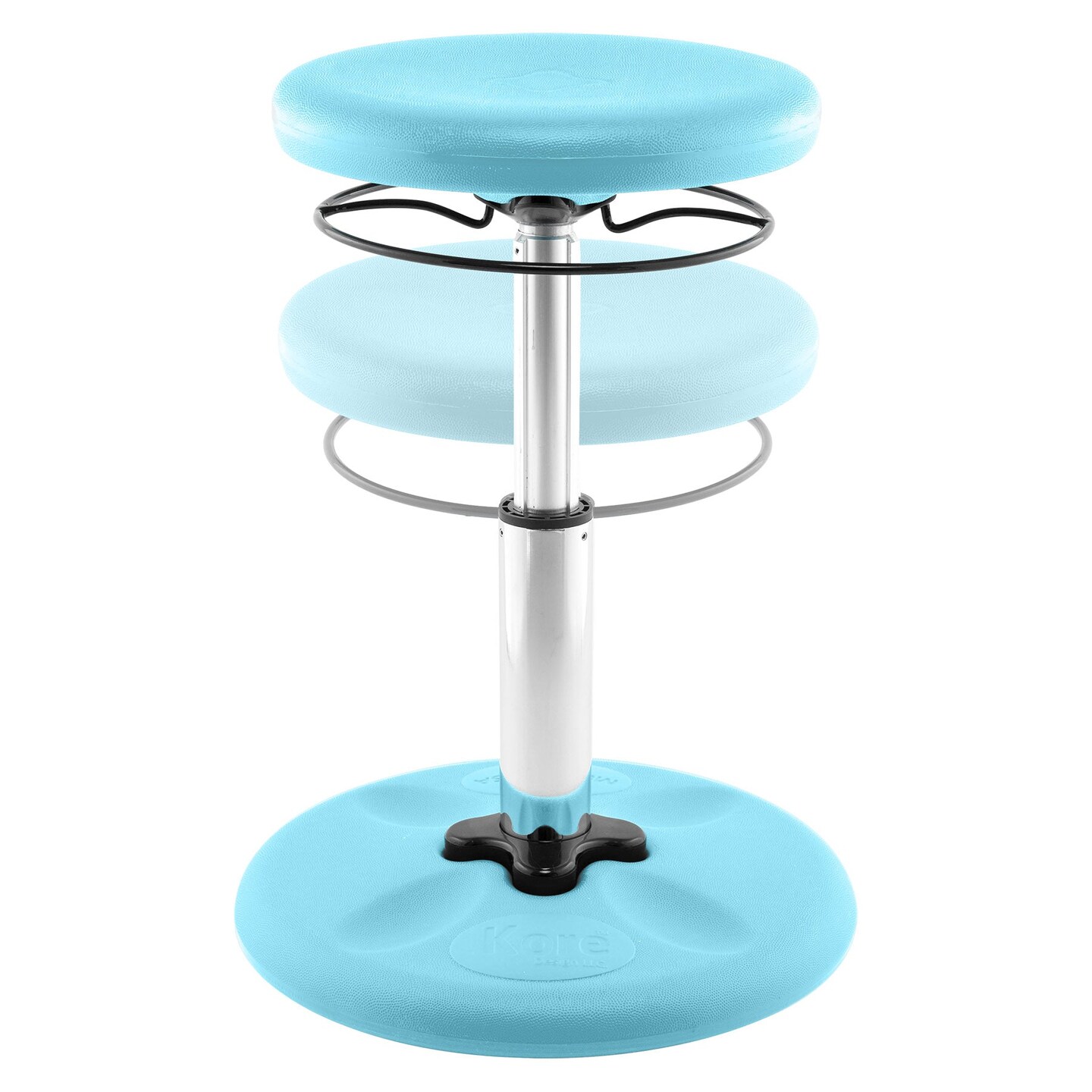 Kids Adjustable Standard Wobble Chair 14-19&#x22;, Pale Blue
