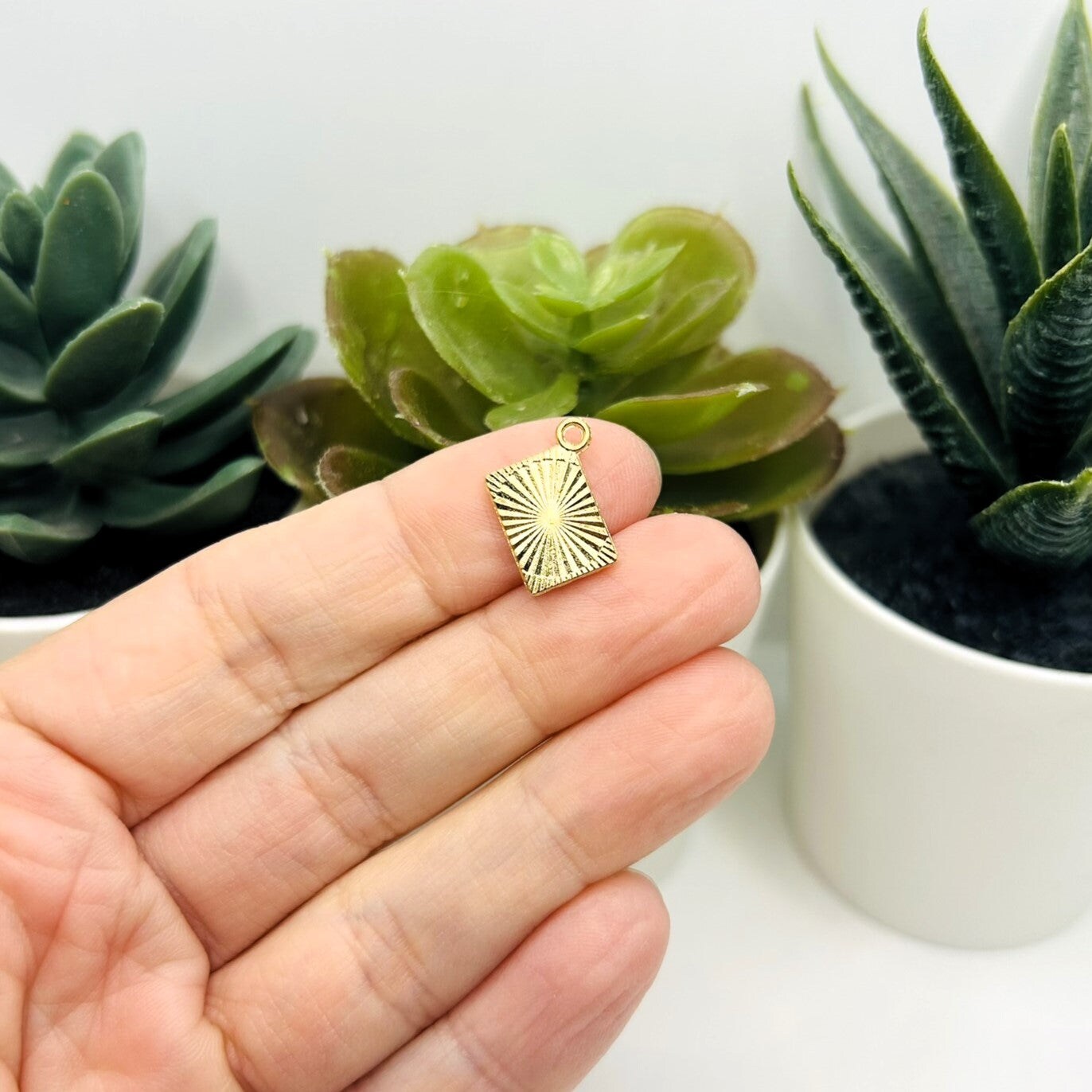 4, 20 or 50 Pieces: Ace of Diamonds Enamel Playing Card Charms