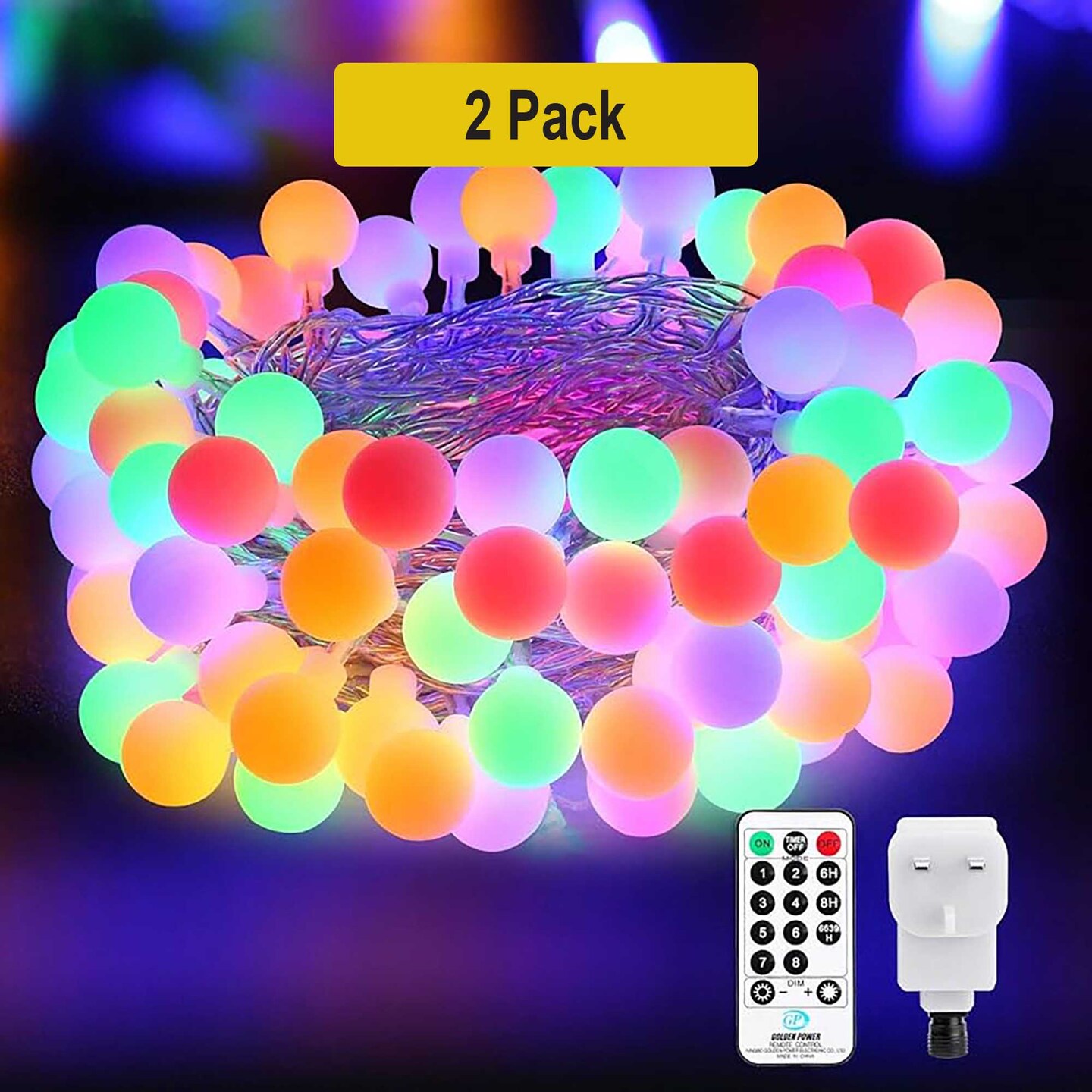 Spooky Christmas 100 LED String Lights with Connector