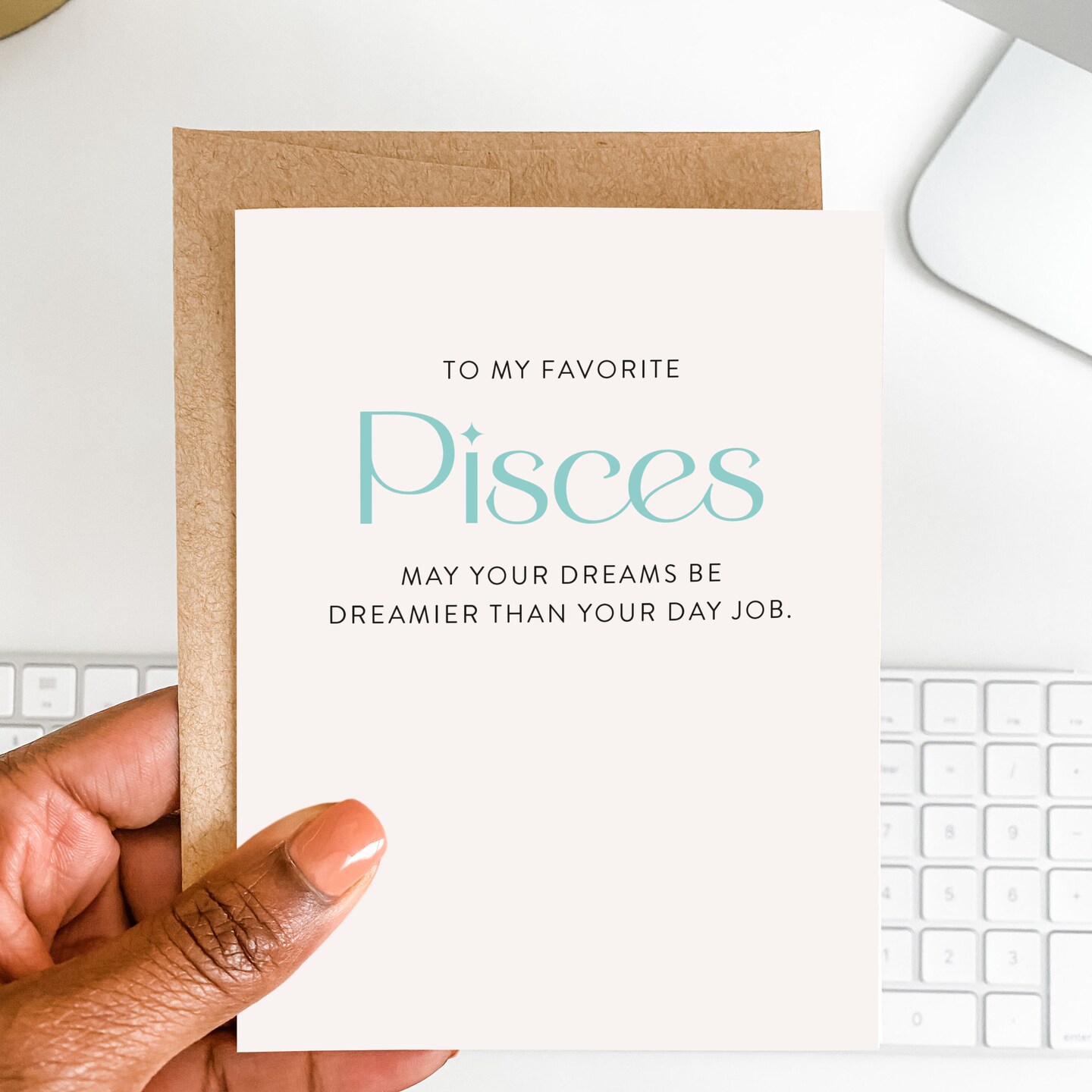 Pisces Zodiac Birthday Card | Funny Birthday Card | Astrology Birthday