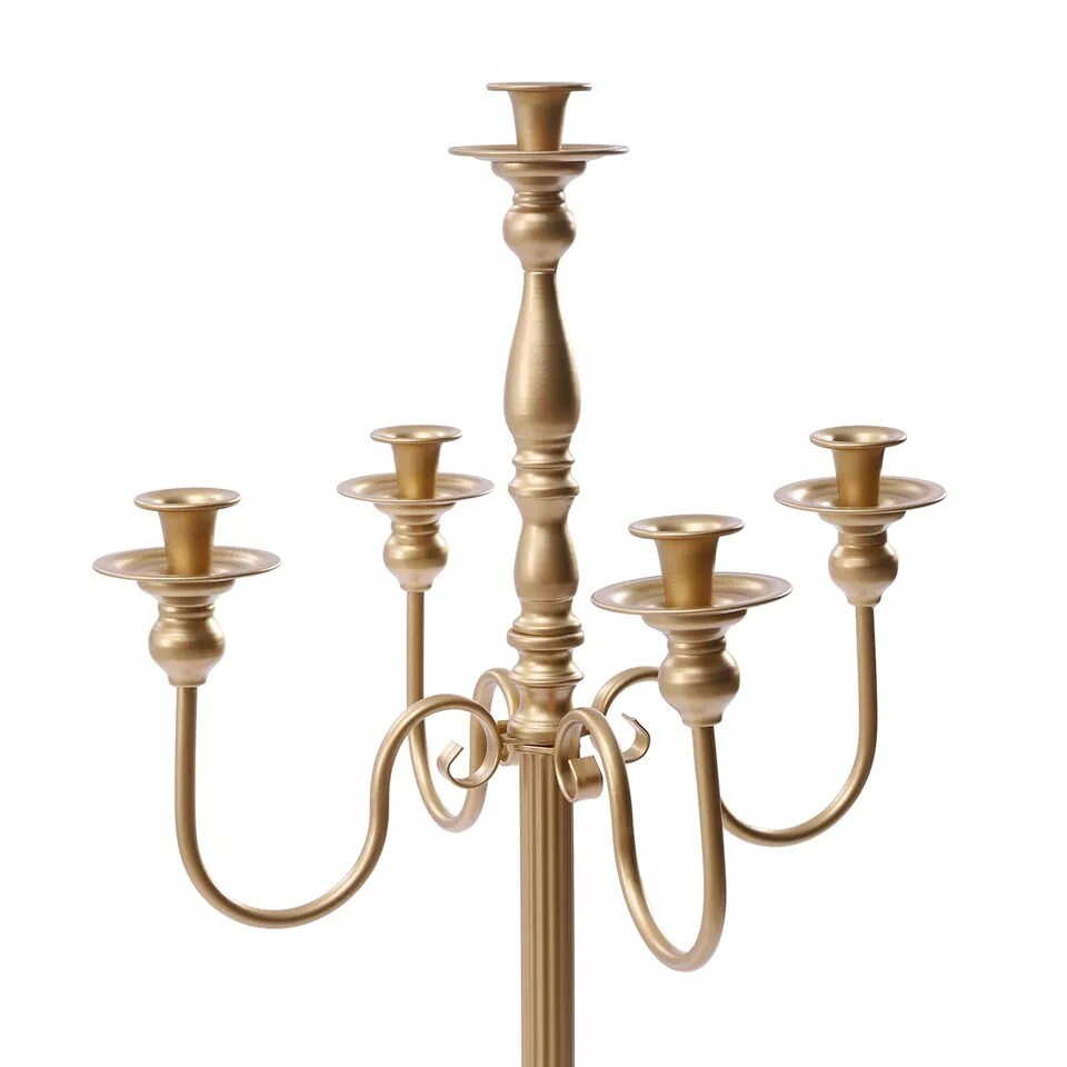 48 Inches 5 Arm Floor Candle Candelabras Table Centerpiece Wedding Dinner Decor