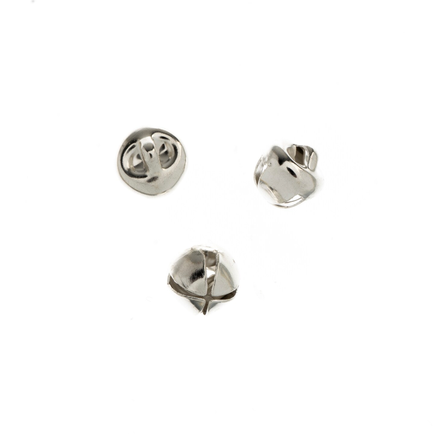 John Bead Silver Christmas Jingle Bells