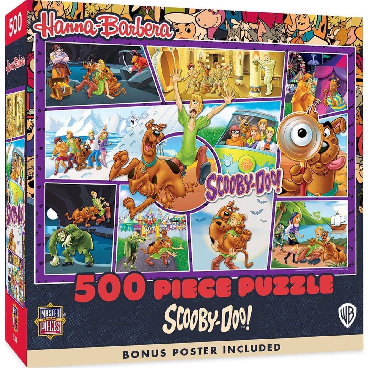 Hanna Barbera Scooby-Doo 500 Piece Puzzle Colorful Mystery Adventure Scene