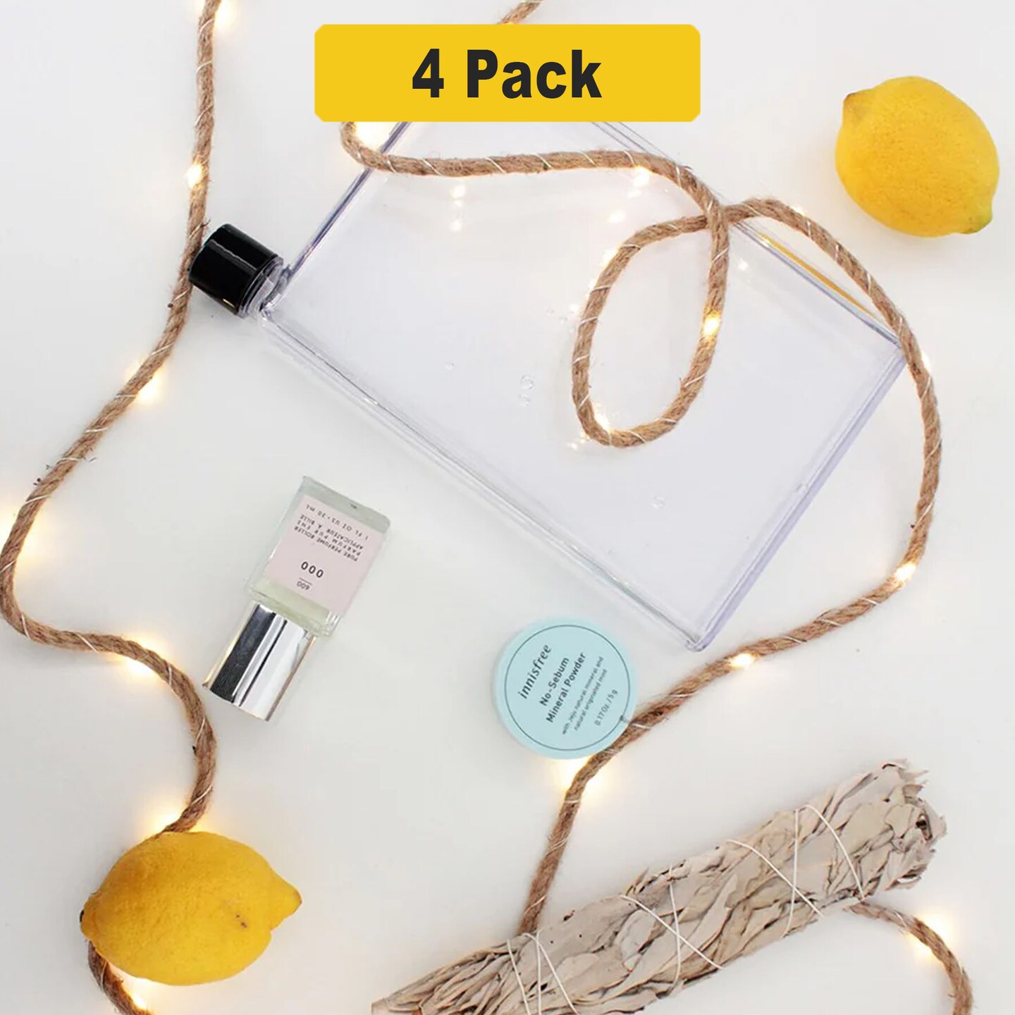 30 LED String Light Woven Rope Battery Operated For Christmas