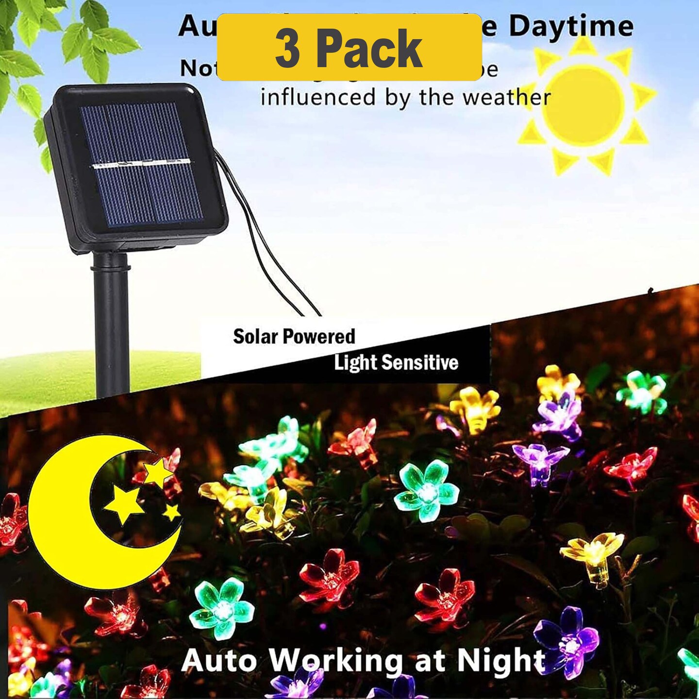 Solar 50 LED Blossom Light