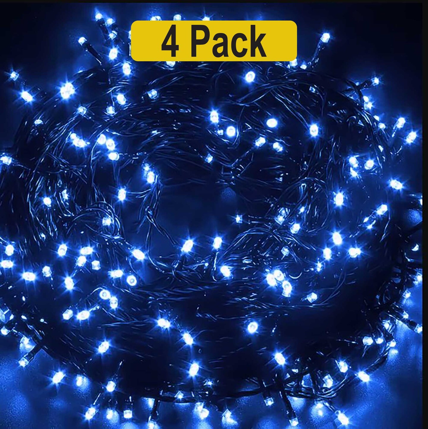 Plug-In 100 LED Green Wire Fairy Lights — 32ft for Indoor & Covered Outdoor