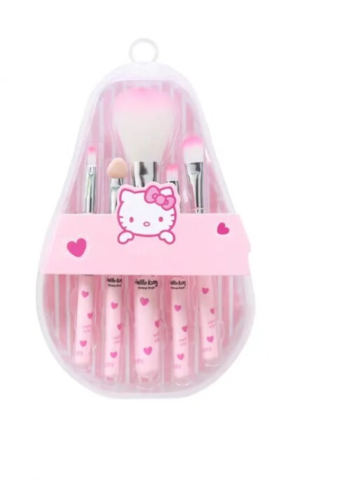 Cute Cat Cartoon Makeup Brushes 5 Pcs