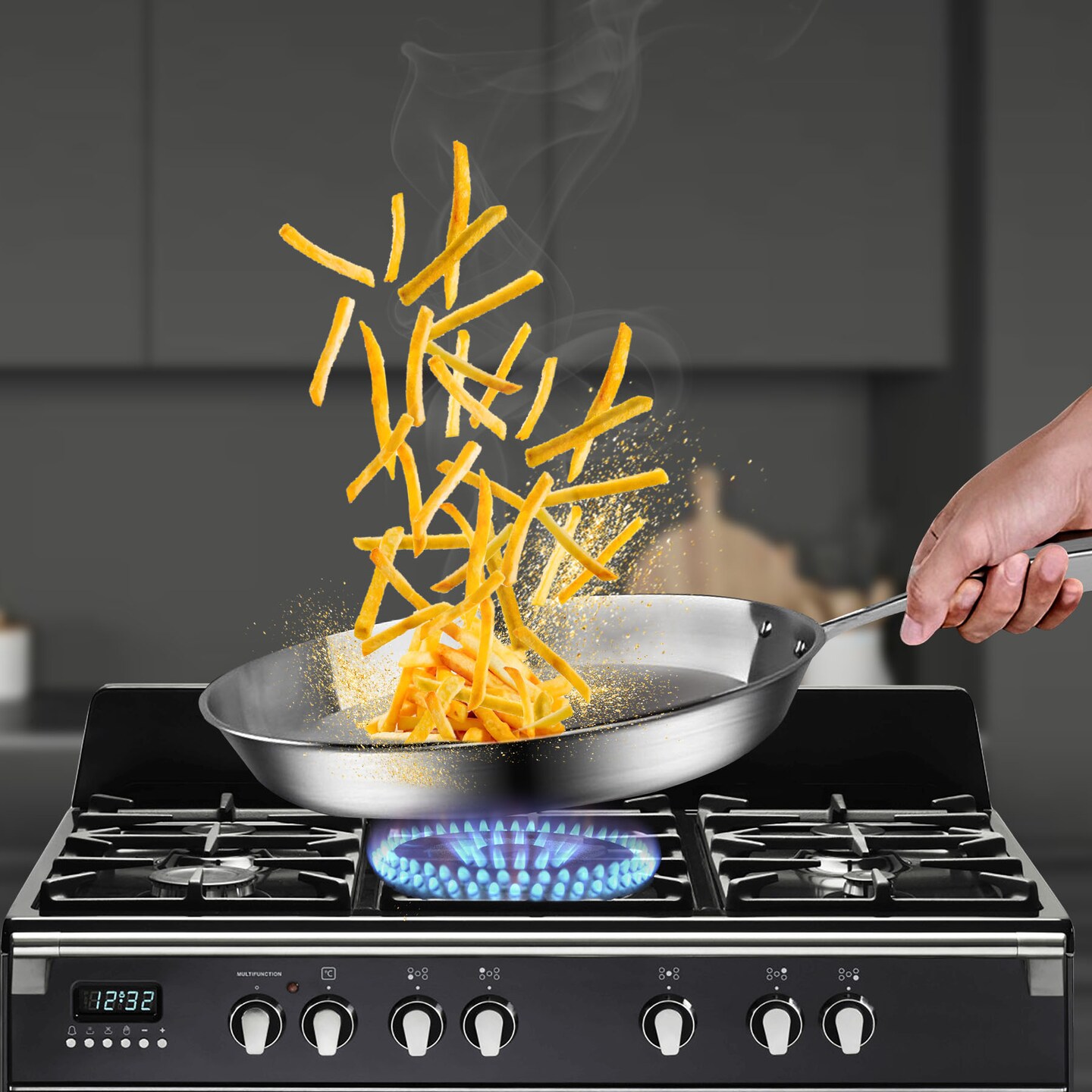 SOGA Stainless Steel Fry Pan 28cm Frying Pan Top Grade Induction Cooking FryPan product 5